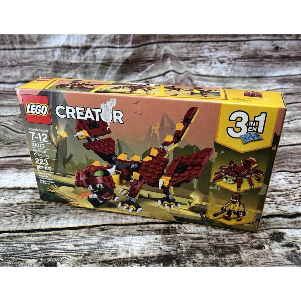 LEGO Creator 31073: Mythical Creatures 3 in 1  w/223 Pieces Ages 7-12 Retired